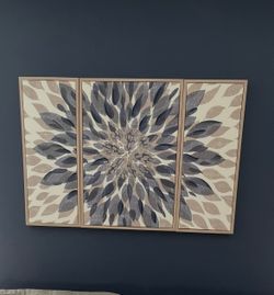 3 piece art canvas  28x42”