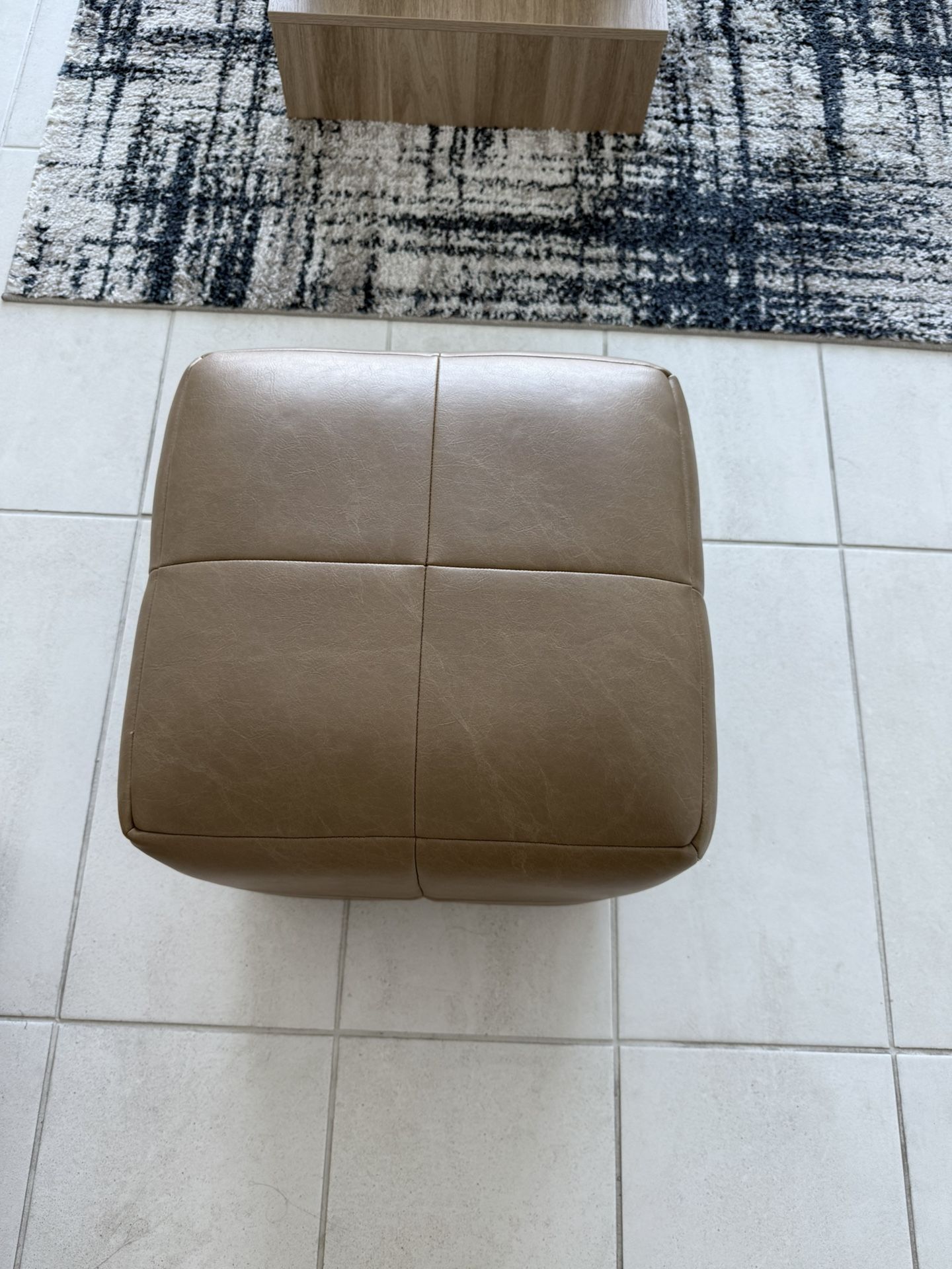 Small Leather Bench