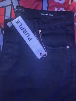 Black Purple Jeans