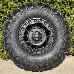 4/137 Can-Am Maverick X3 OEM beadlock wheel rim 4x137 Maxxis Bighorn 2.0 tire UTV ATV 30x9x14 Spare