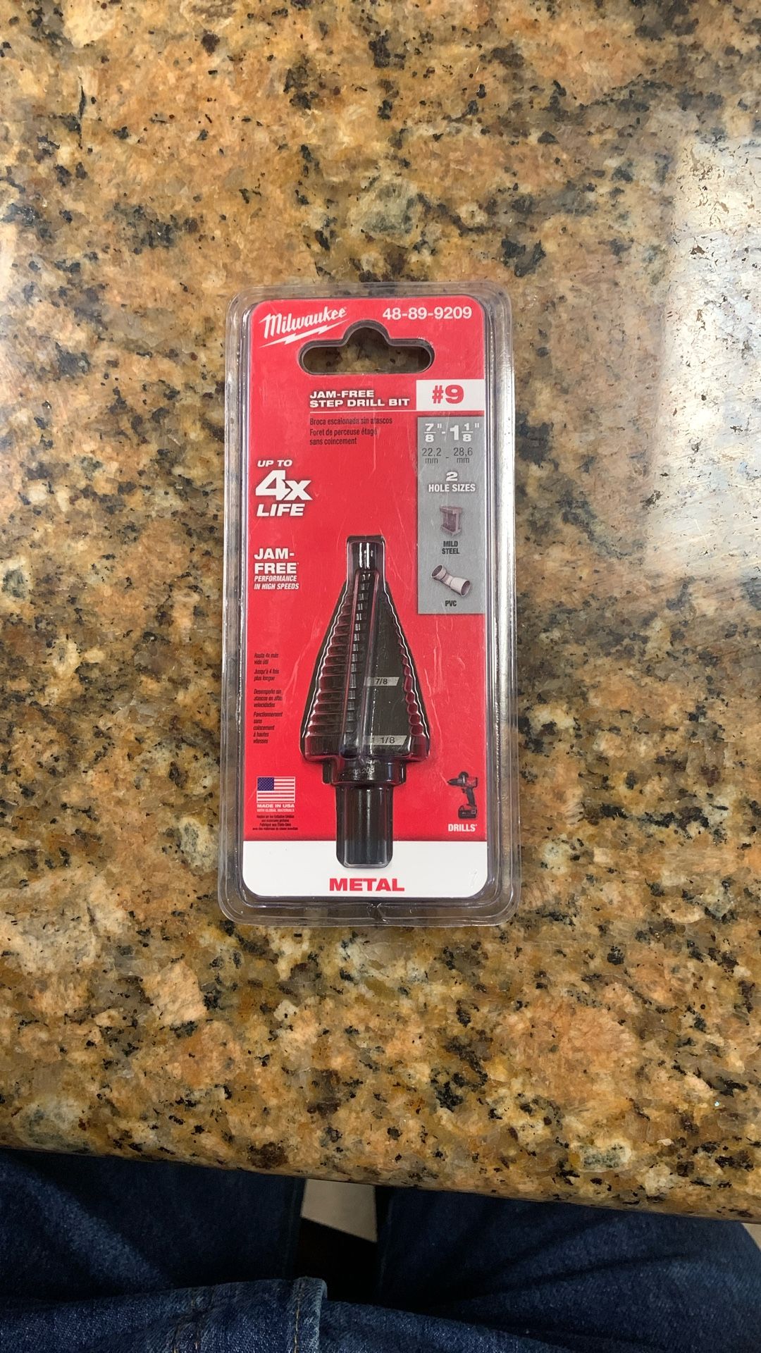 Milwaukee Step Drill Bit