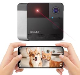 Petcube Play 2 Wi-Fi Pet Camera with Laser Toy for Cats & Dogs
