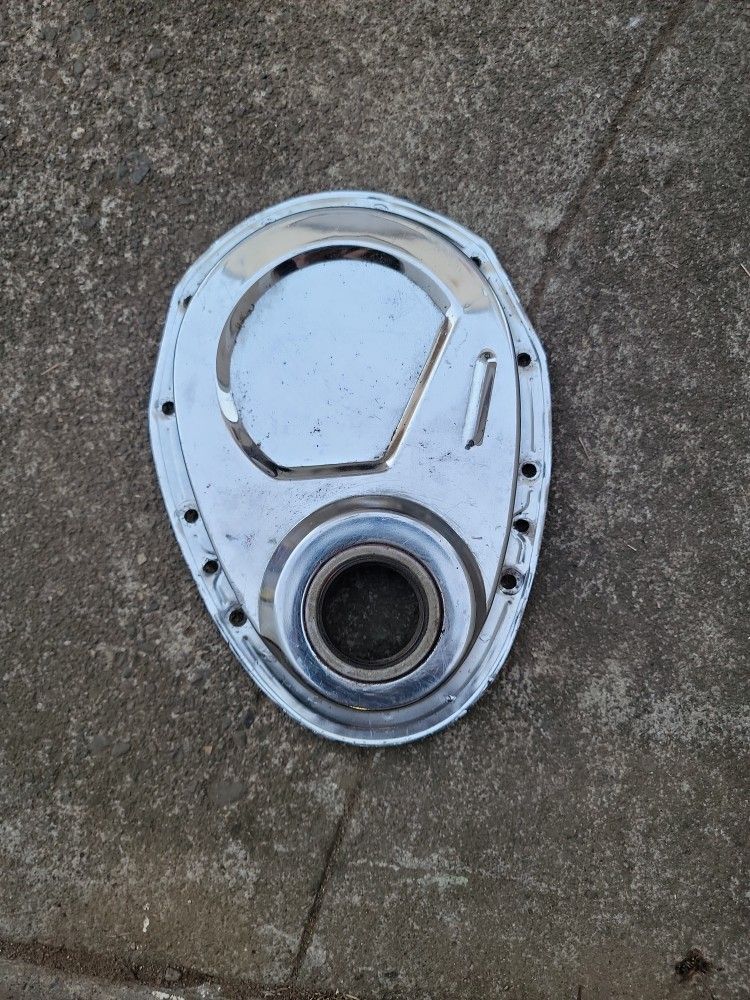 Chrome Timing Chain Cover
