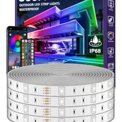 300ft Waterproof LED Strip Lights with Bluetooth App