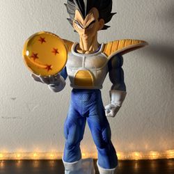 Dragon ball z vegeta figure statue 11in