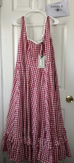 JessaKae Daze Red Gingham Dress 4XL