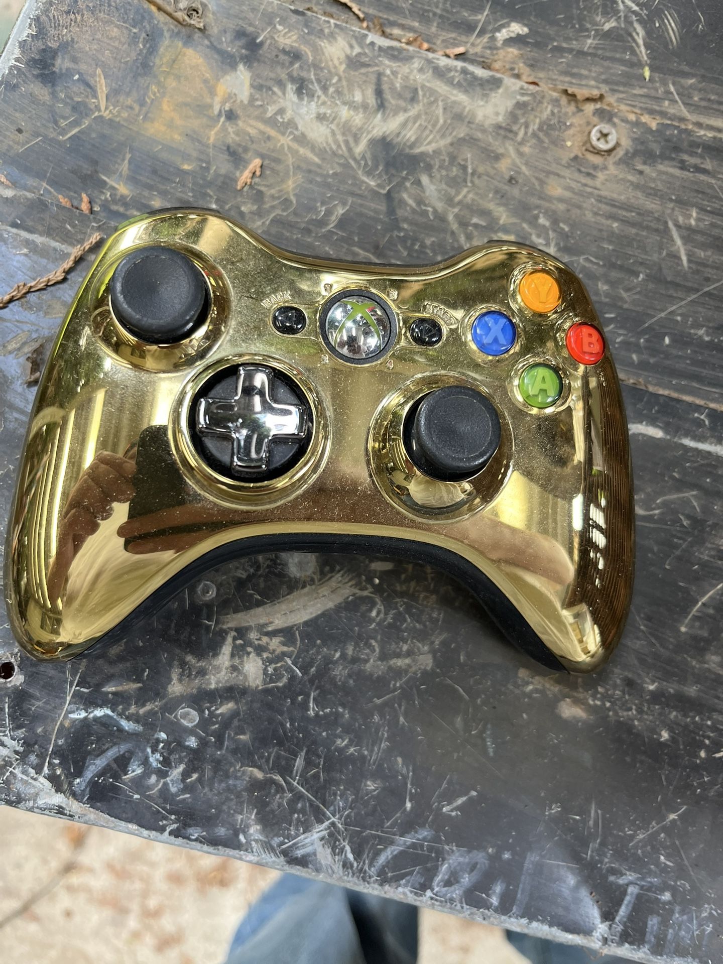 Gold  Xbox 360 Controller C3P0