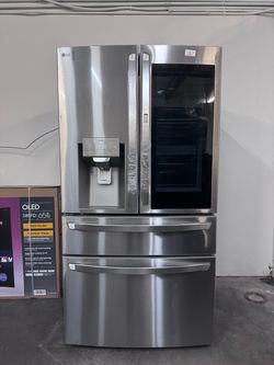 LG 30 cu ft 4-Door French Door Fridge – InstaView & Craft Ice – BELOW HALF PRICE! 