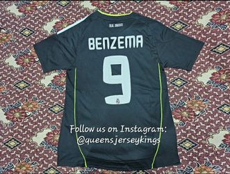 Karim Benzema Real Madrid 2010-11 Away Jersey Size M