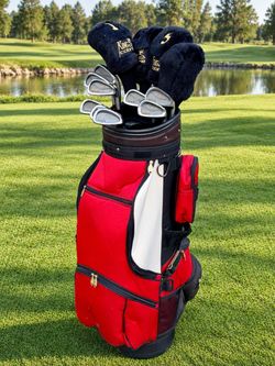 Petite Women's Ladies Golf Club Set | King Snake Driver Woods Irons & Putter + Cart Bag & Headcovers!