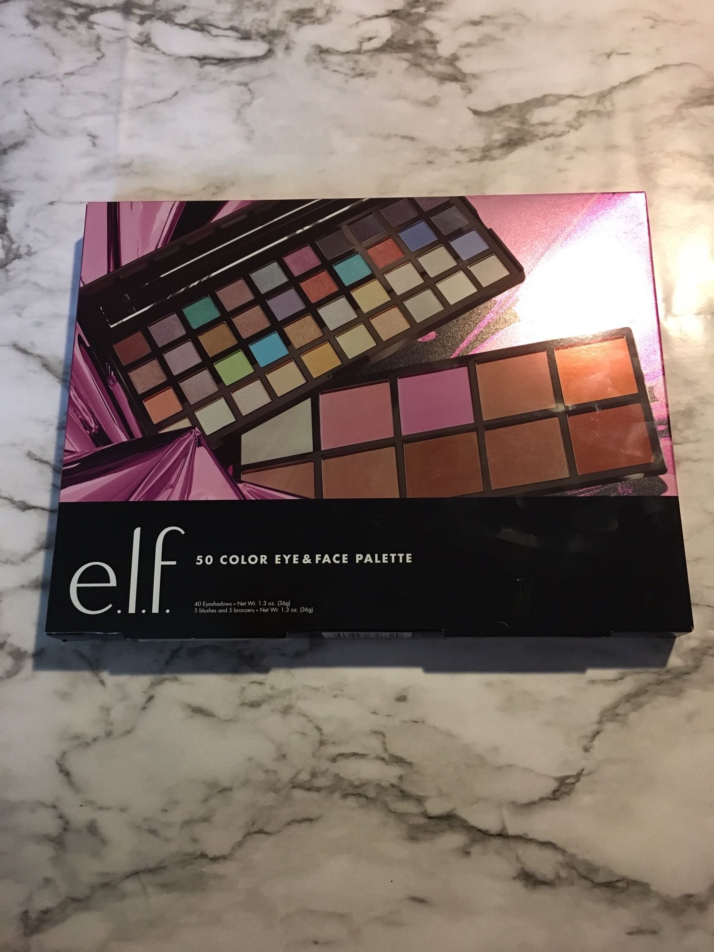 50 color eye and face palette