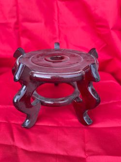 ANTIQUE WOOD PLANT STAND OR ANTIQUE VASE STAND  BEST OFFER
