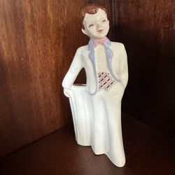 Vintage Porcelain Gentleman Figurines 