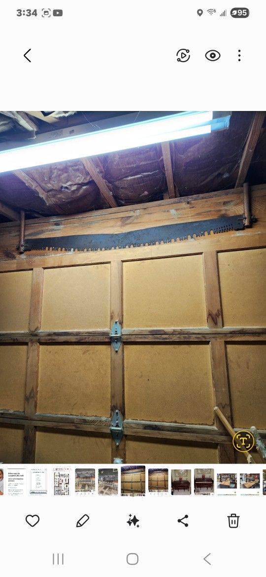 Set Of 2 * Antique 2 Man Saws