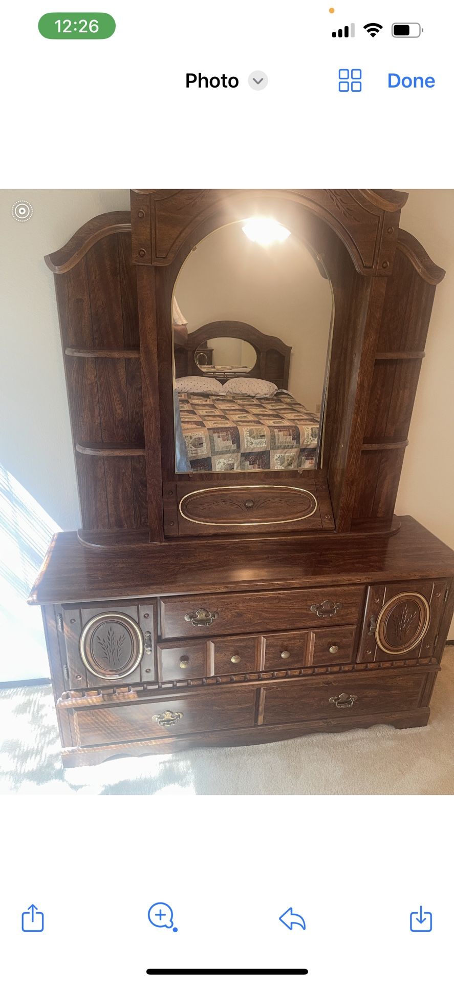 Wood Dresser w/ Mirror – Upgrade Your Space