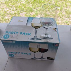 Party Pack Wine Glasses 