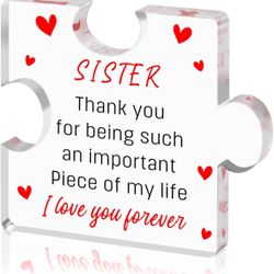 Unique Sister Gifts,Gifts for Sisters from Sisters Brother,Happy Sister Birthday Gift Ideas