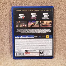 Grand Theft Auto GTA The Trilogy Definitive Edition Sony PlayStation 4 PS4  Game
