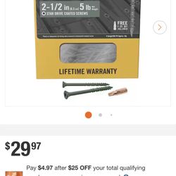 Deckmate Flathead Wood Screws