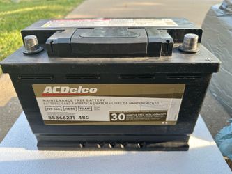 AC Delco 48G Standard Flooded Automotive Battery - Only 1 Week Old!