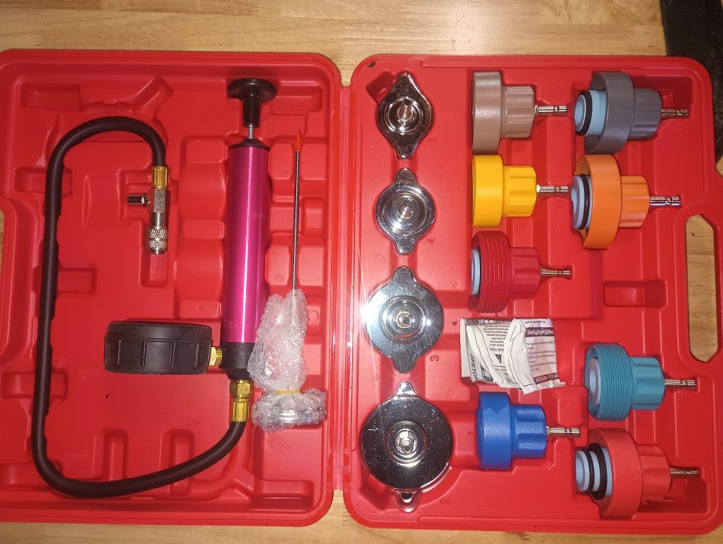 Cooling System Pressure Tester Kit