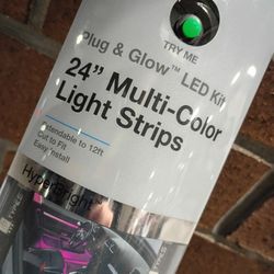 24" Multicolor Light Strips