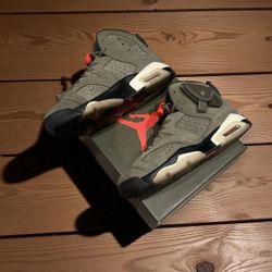 Travis Scott x Air Jordan Retro 6 Green - Size 8