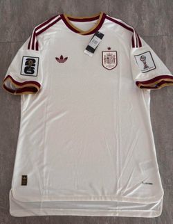 Spain 2026 World Cup Player Version(Slim Fit) size 4XL(59cm Chest) Away Jersey - Fits like 2XL
