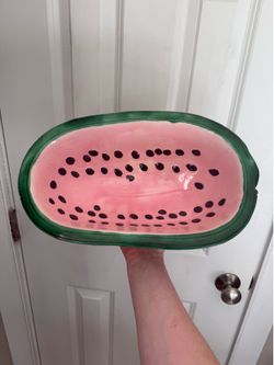 Vintage Ceramic Watermelon Bowl