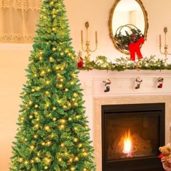 Christmas Tree 7.5ft Pre-Lit LED