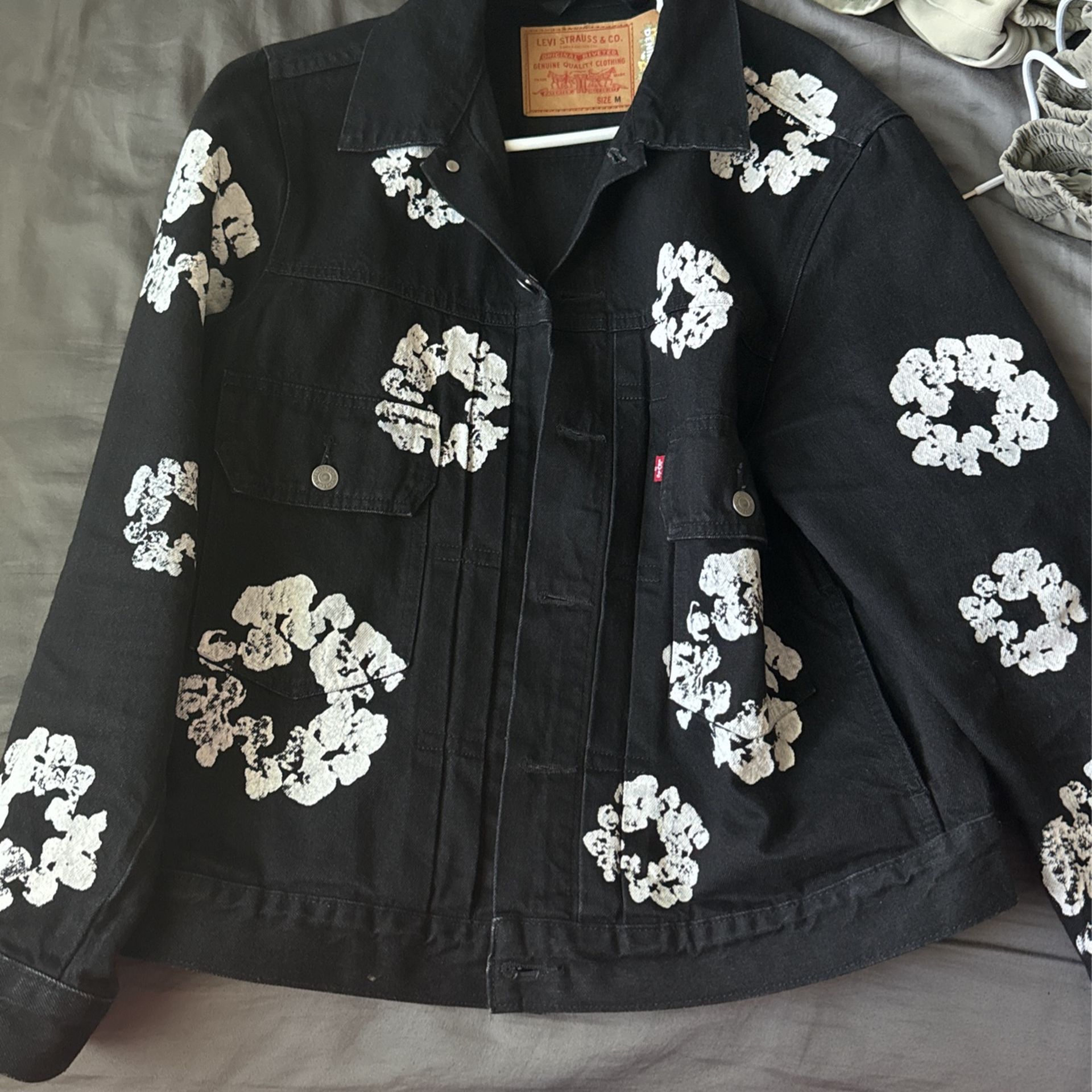 Black Denim Tears Levi Jacket 