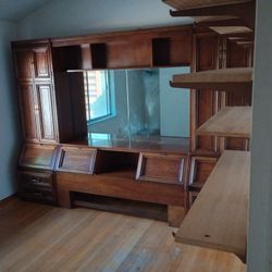 Early 70s Vintage Wall Unit