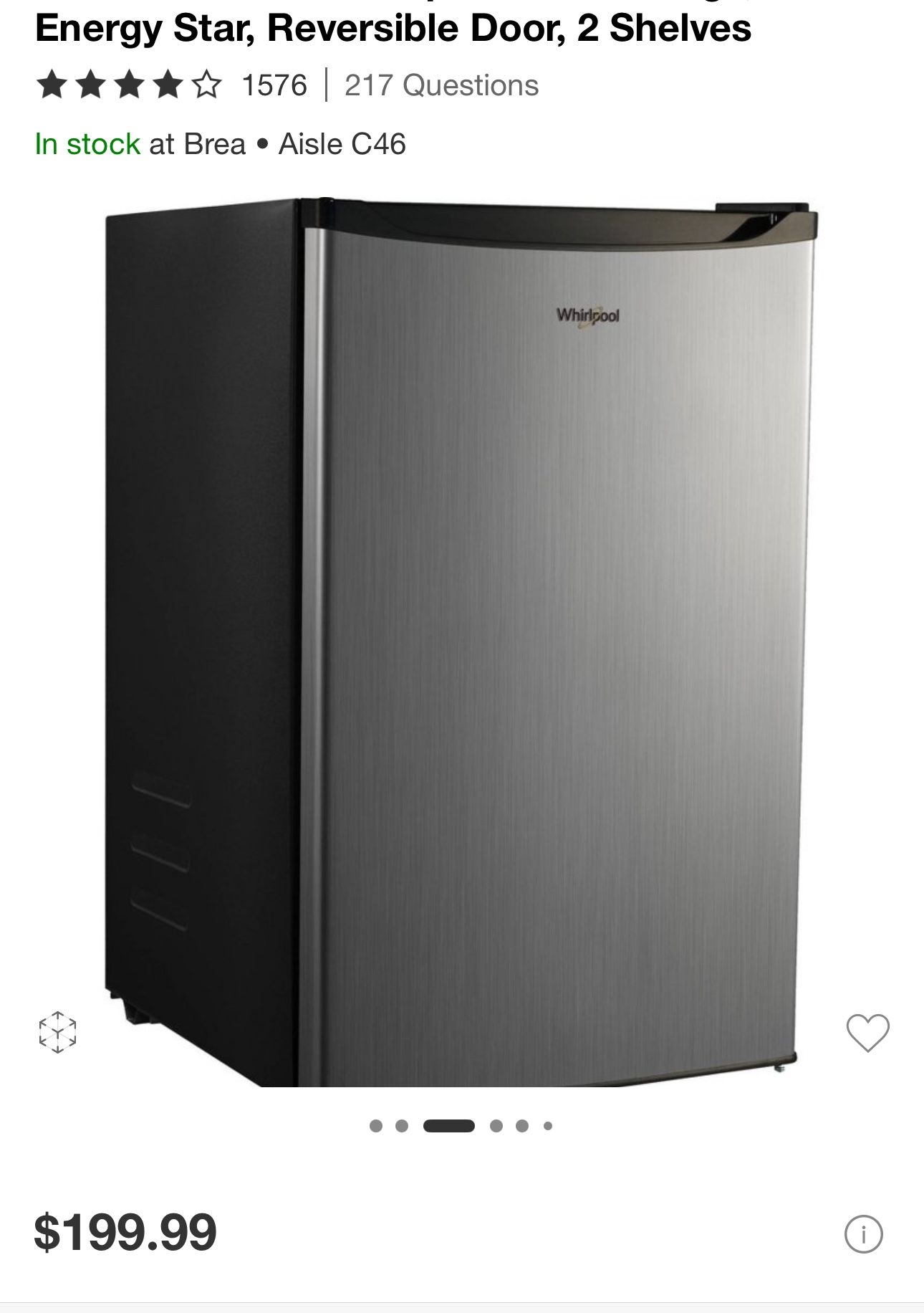 Whirlpool Mini fridge