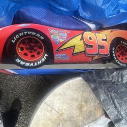 Toddler Race car Bed With Mattress