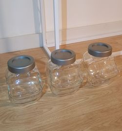Ikea Glass Containers (Set of 3)