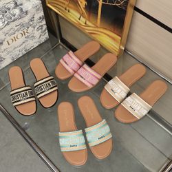 Dior Sandals Pastel Colors