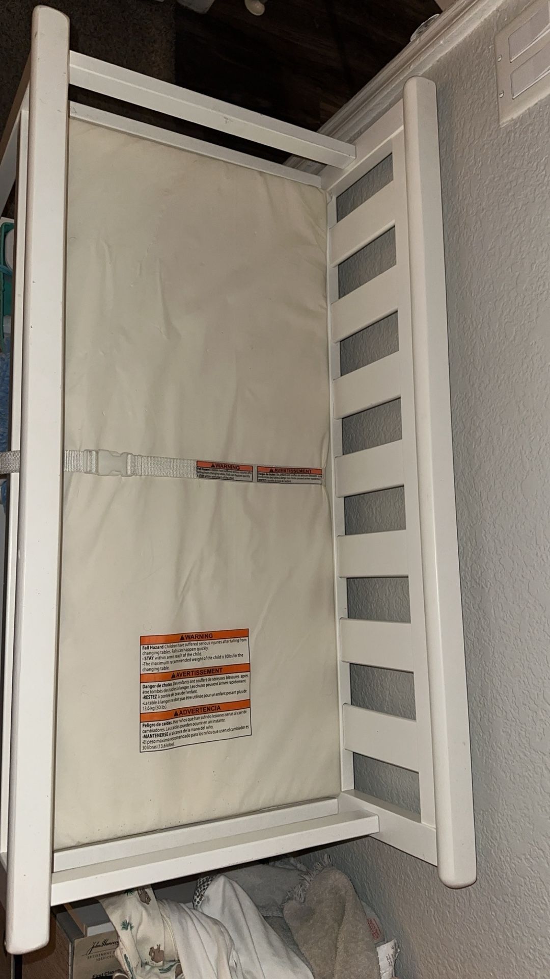 baby changing table