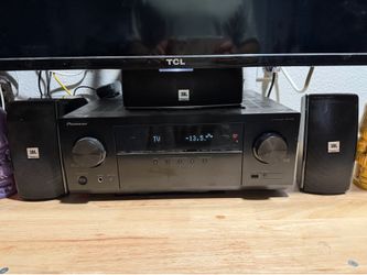 Pioneer AV Receiver 7.2 Channel with JBL Cinema 610 Advanced 5.1 Surround