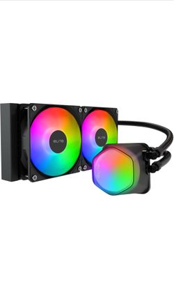 Cooler master Elite 240mm AIO Liquid CPU Cooler ARGB