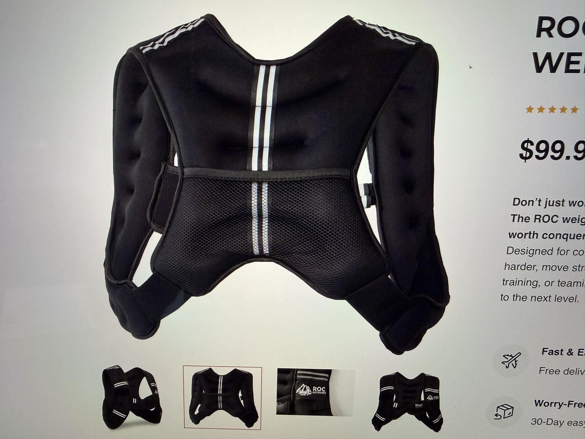 ROC Outdoors Weighted Vest