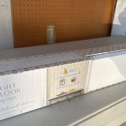 Set Of Two White Shelves 