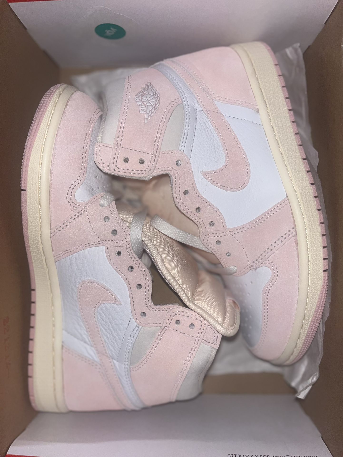 Pink Jordan 1s Women Sz 7