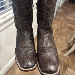 High Knee Leather Boots