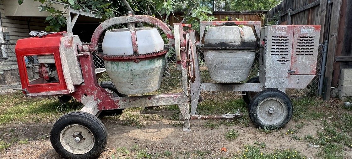Electric And Gas Cement mixer