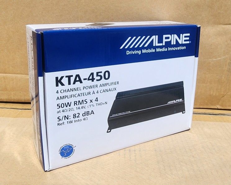 KTA Series Compact Power Pack Amplifier 4 Channel Speaker System 400 Watts 🚨 Payment Options Available 🚨 No Credit Needed 🚨