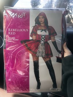 Spirit Rebellious Red Halloween Costume Small