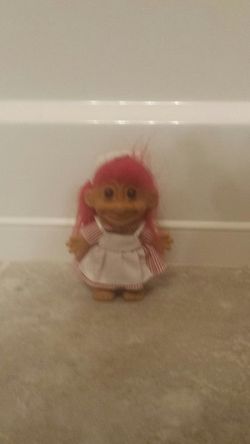 Vintage Russ nurse candy striper volunteer doll