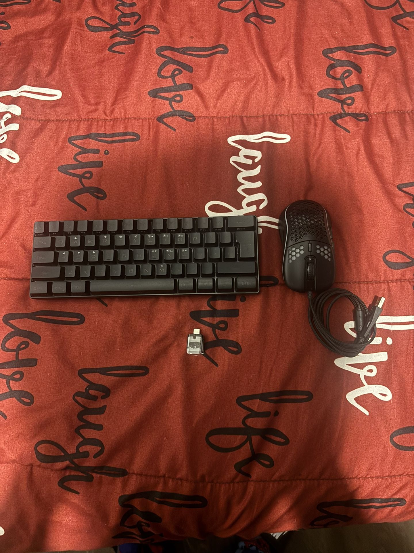 (black) Red Thunder Keyboard With - USB Connector