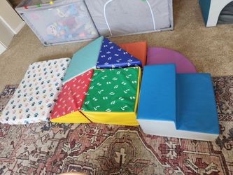 Soft play climbing blocks