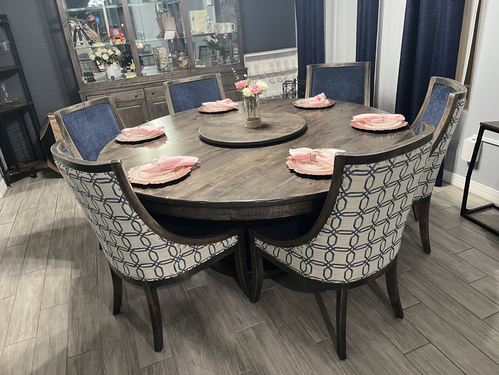 72” Round Dining Table